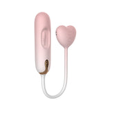Huevo vibrador hueco en forma de corazón que golpea y vibra